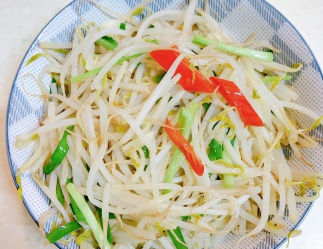 炒豆芽菜 炒豆芽菜