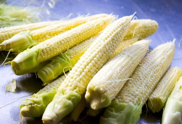 玉米筍清洗