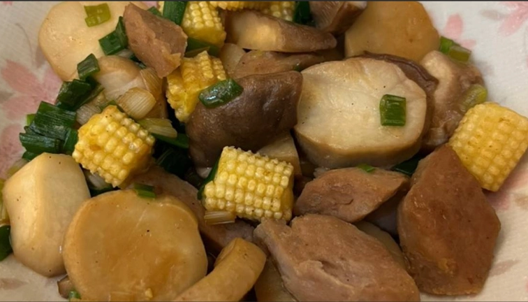 玉米筍炒杏鮑菇 食譜 玉米筍炒杏鮑菇 食譜